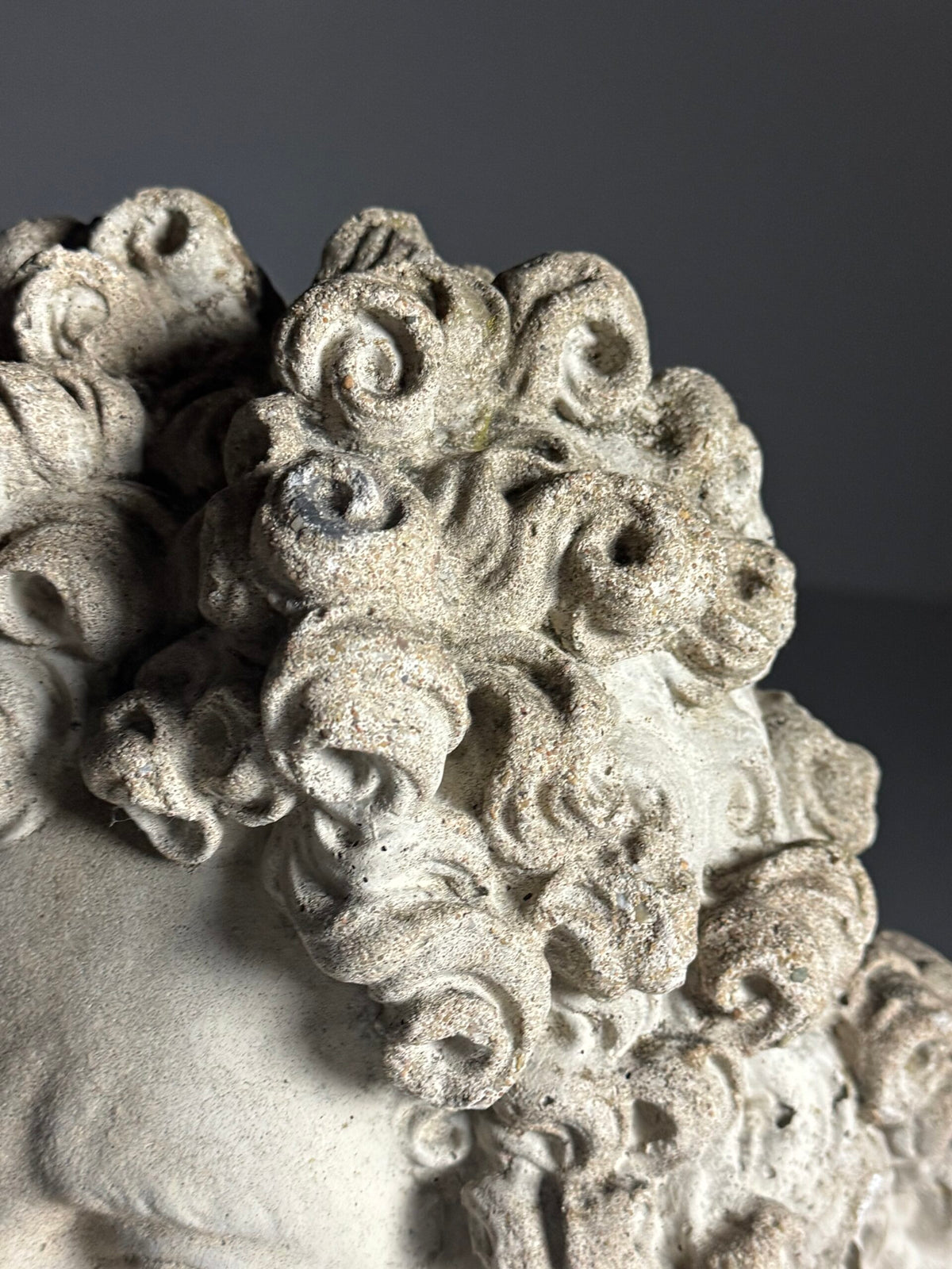 Gigantic Concrete Bust of Louis XIV, 112 cm, photo 15