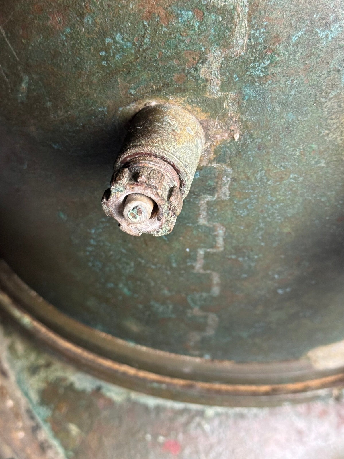 Antique Korean or Japanese Copper Diving Helmet, 1920 to 1960, photo 16