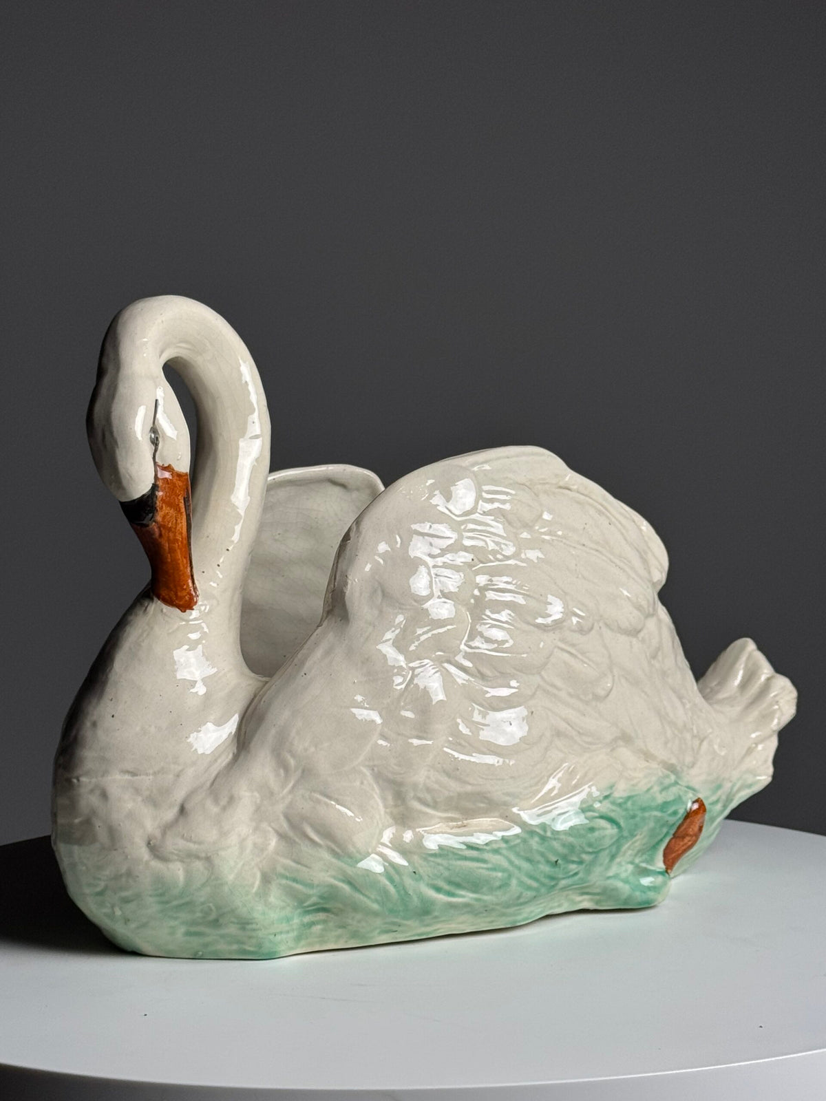 Vintage Swan Wine Cooler or Champagne Bowl, France, photo 19