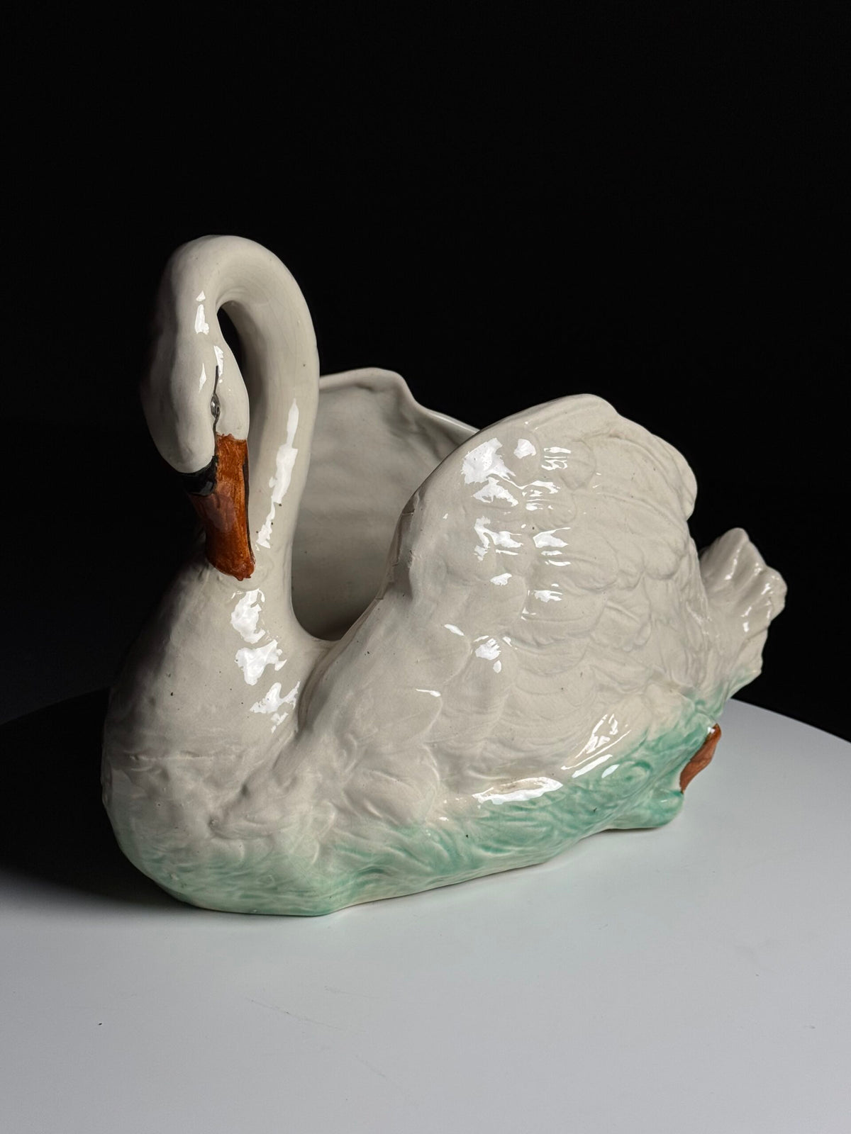 Vintage Swan Wine Cooler or Champagne Bowl, France, photo 9