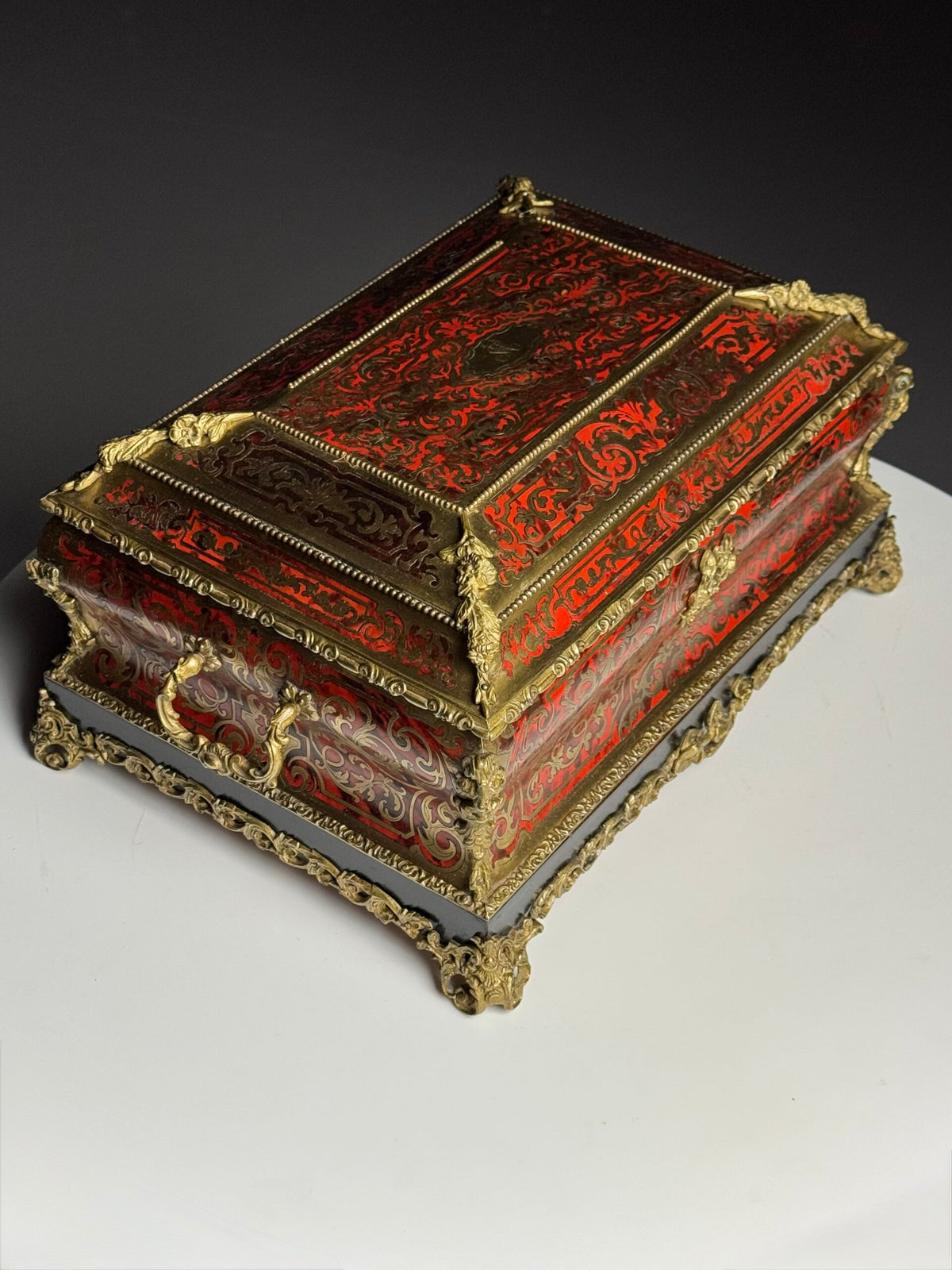 Napoleon III Boulle Style Box, 19th Century, photo 25
