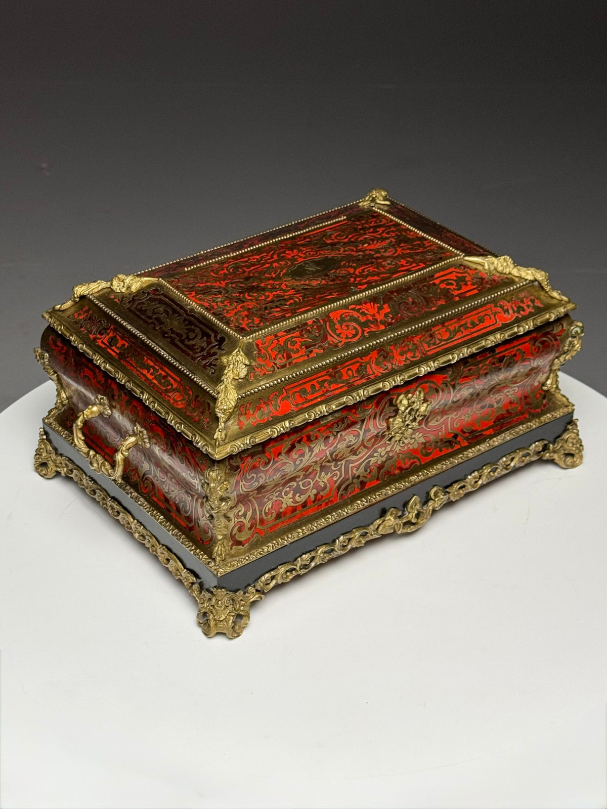 Napoleon III Boulle Style Box, 19th Century, photo 9