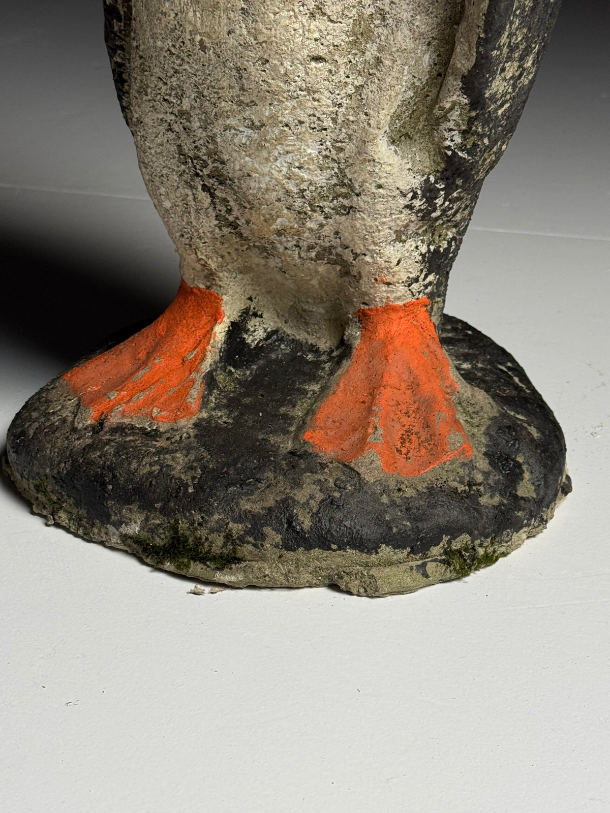 Weathered Concrete Penguin Garden Statue, photo 11