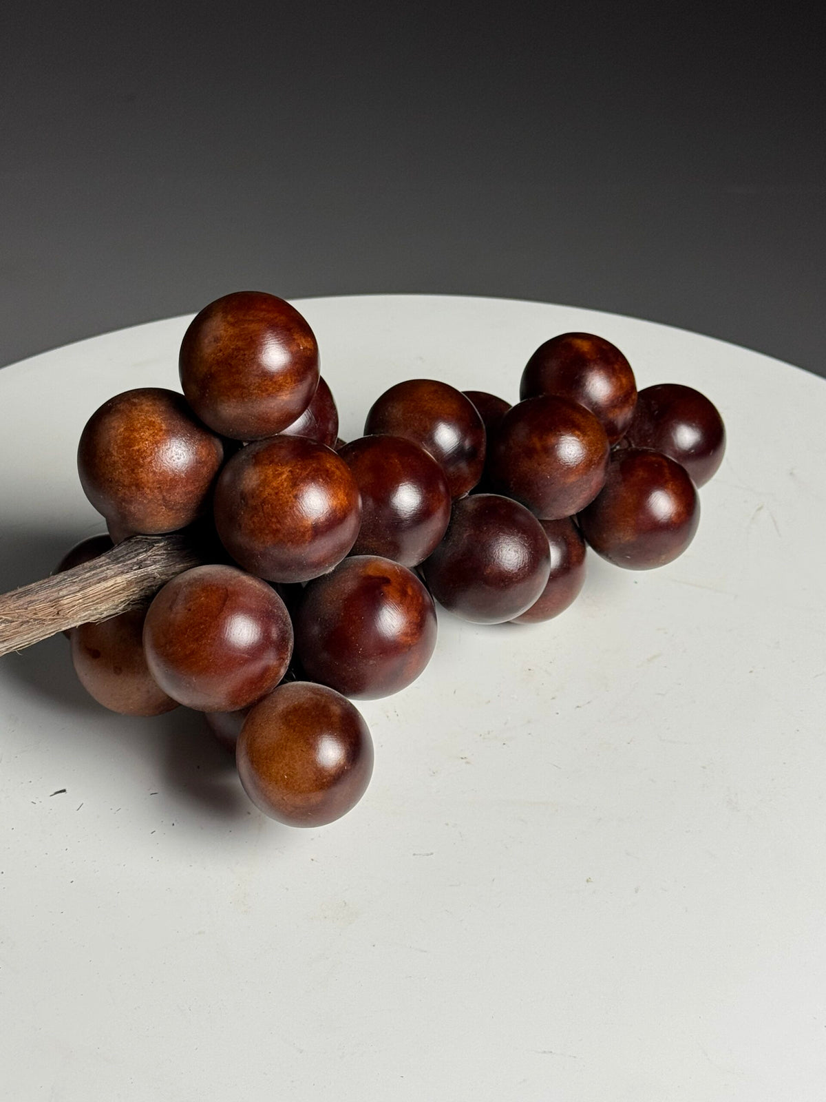 Large Brown Alabaster Bunch of Grapes, Italy, photo 2