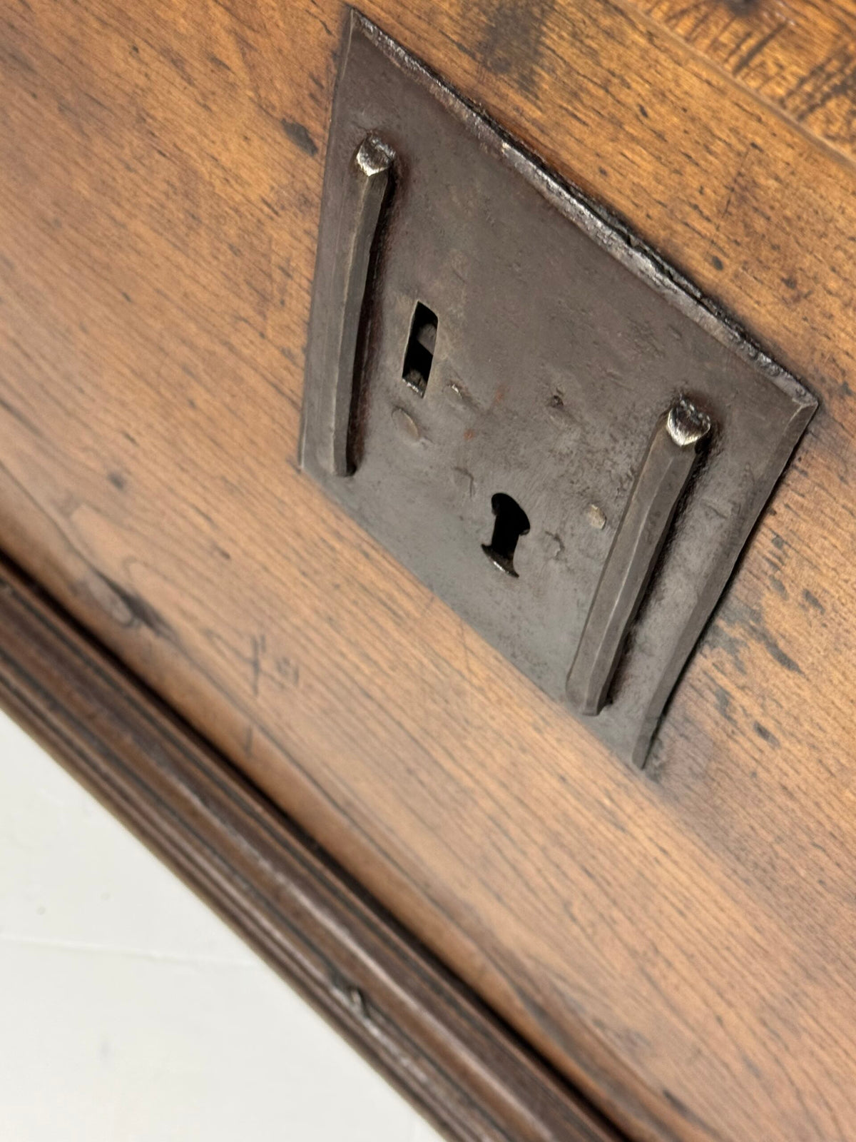 Large Spanish Walnut Chest, 18th Century, photo 23