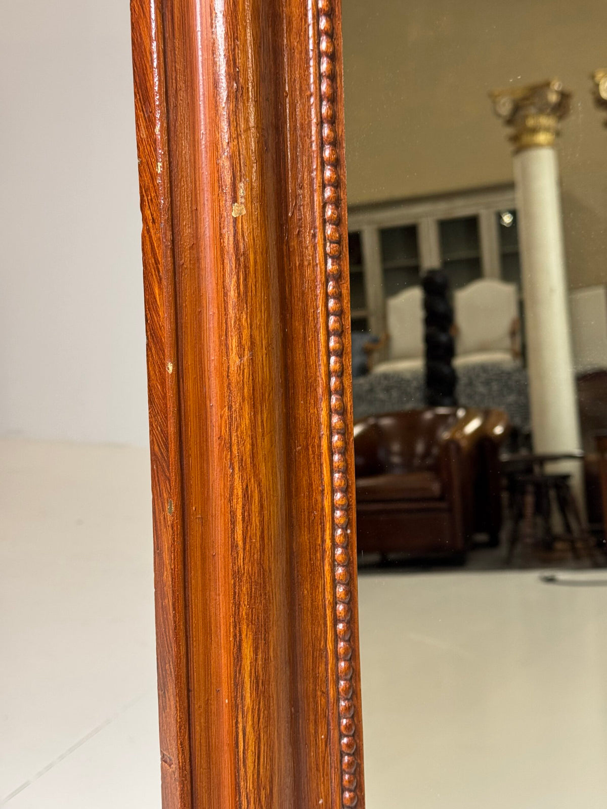 French Faux Bois Mirror, 19th Century, photo 3