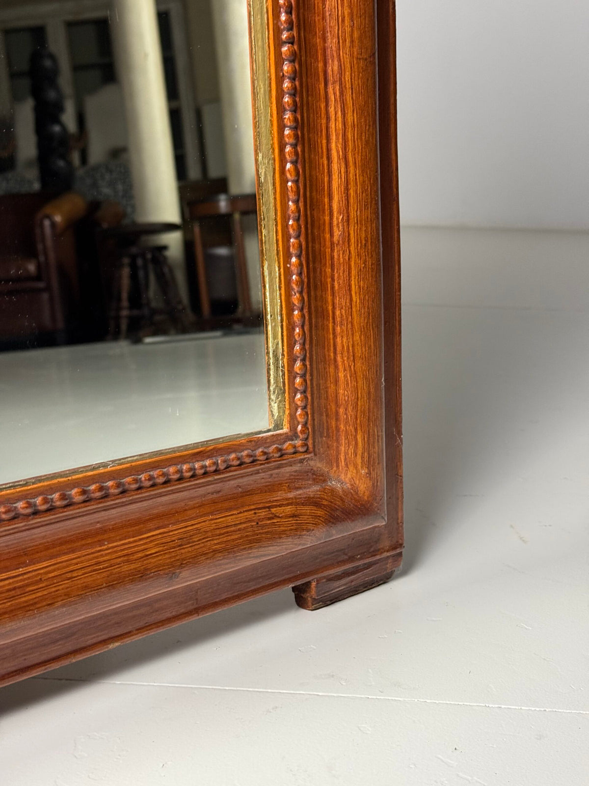 French Faux Bois Mirror, 19th Century, photo 8