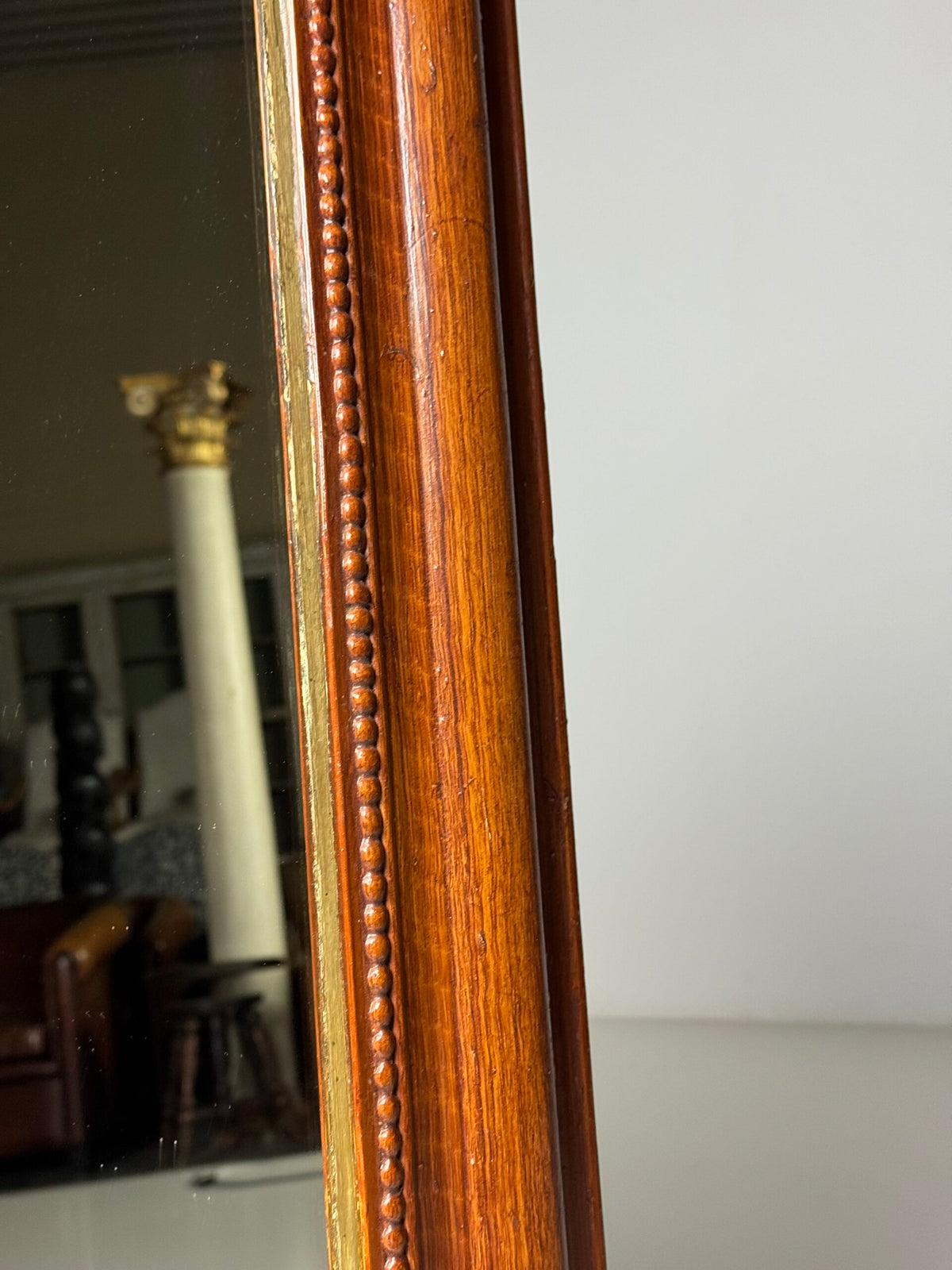 French Faux Bois Mirror, 19th Century, photo 9