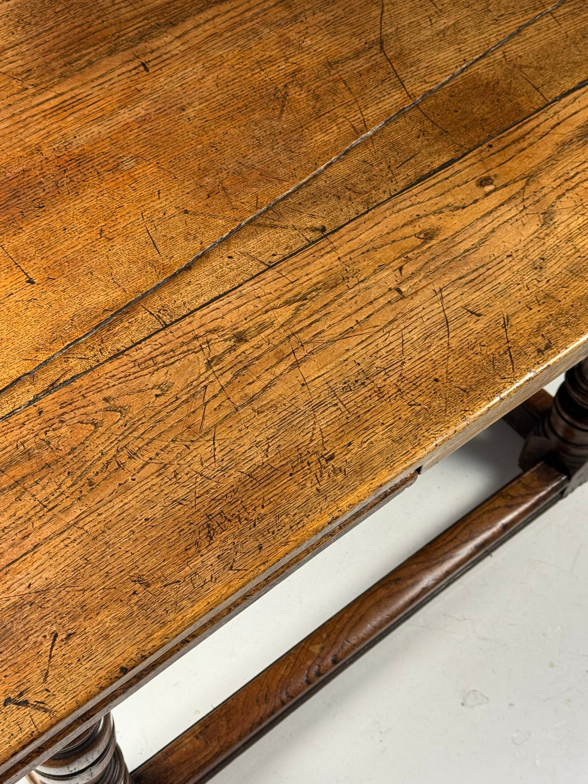 English Oak Extending Table, circa 1700, photo 18