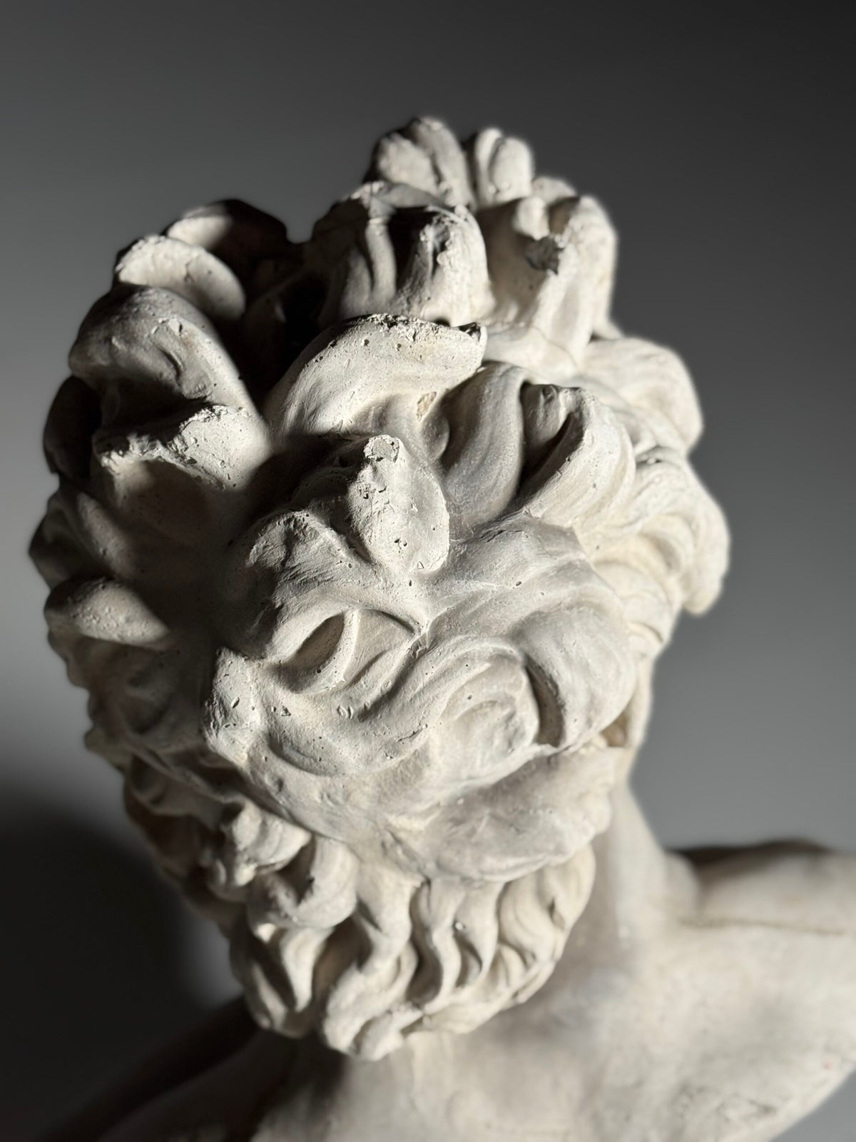 Concrete Bust of a Companion of Odysseus, England, photo 10