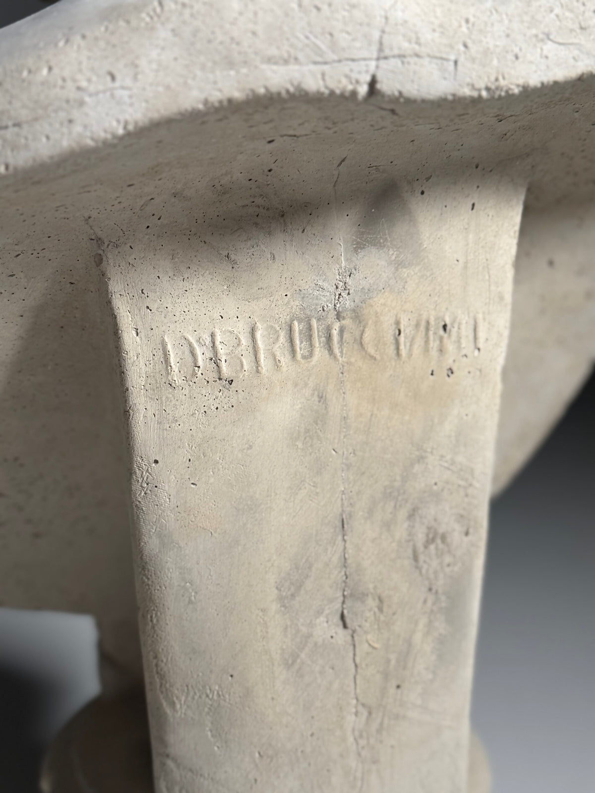 Concrete Bust of a Companion of Odysseus, England, photo 12