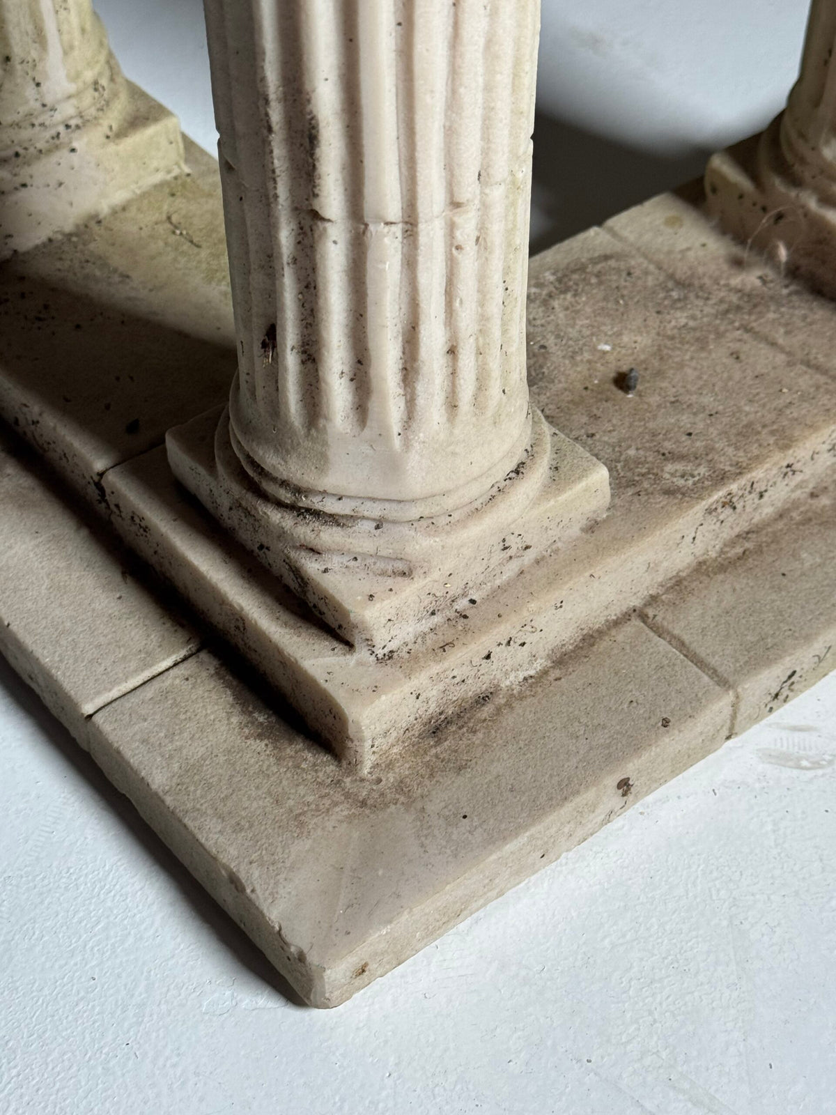 Grand Tour Cast Marble Models of Roman Temple Ruins, Mid 20th Century, photo 7