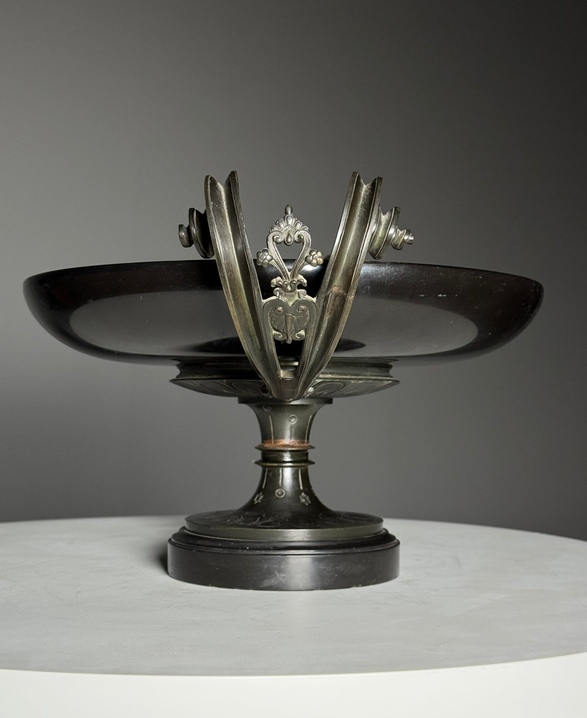 Bronze and Slate Tazza by Ferdinand Levillain, c. 1860, photo 9