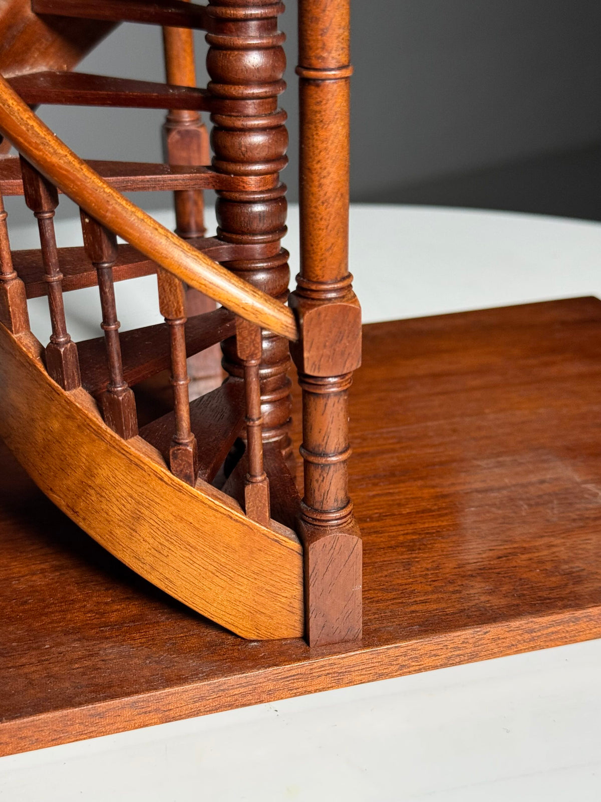 Wooden Staircase Architectural Model with Herringbone Floor, photo 4