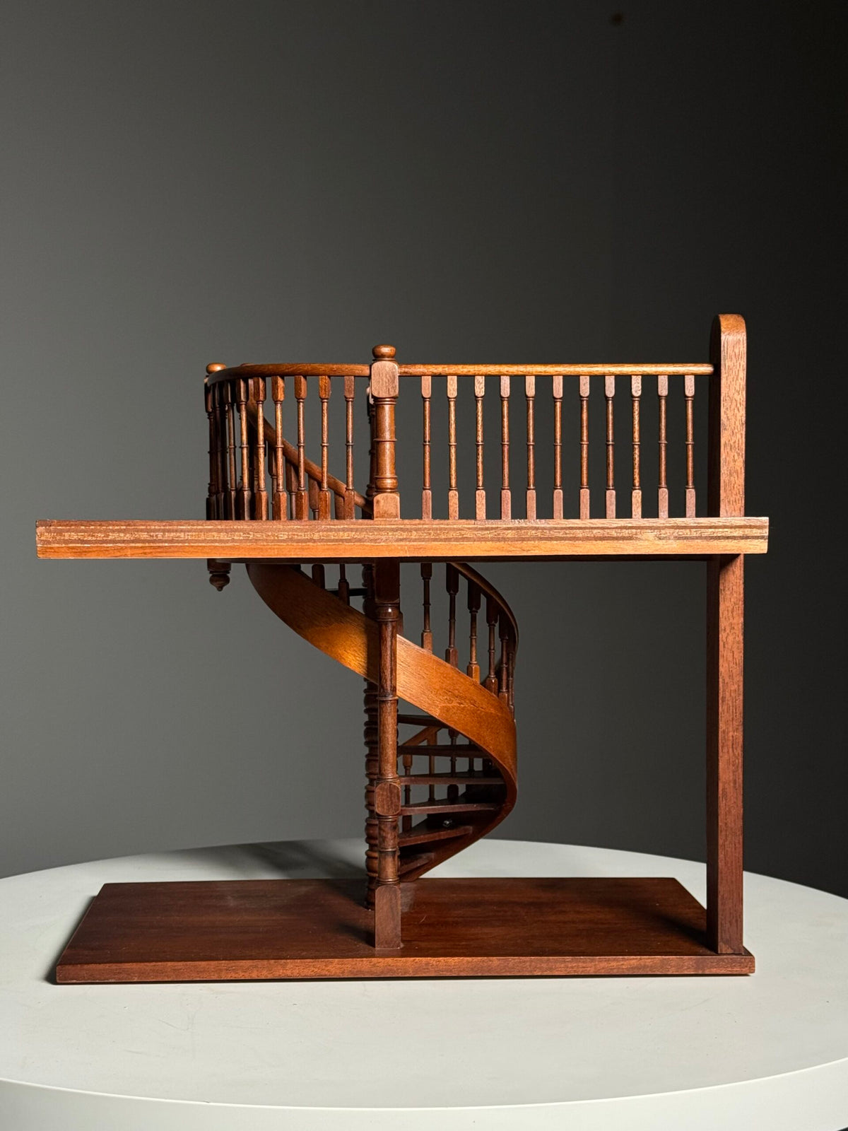 Wooden Staircase Architectural Model with Herringbone Floor, photo 6