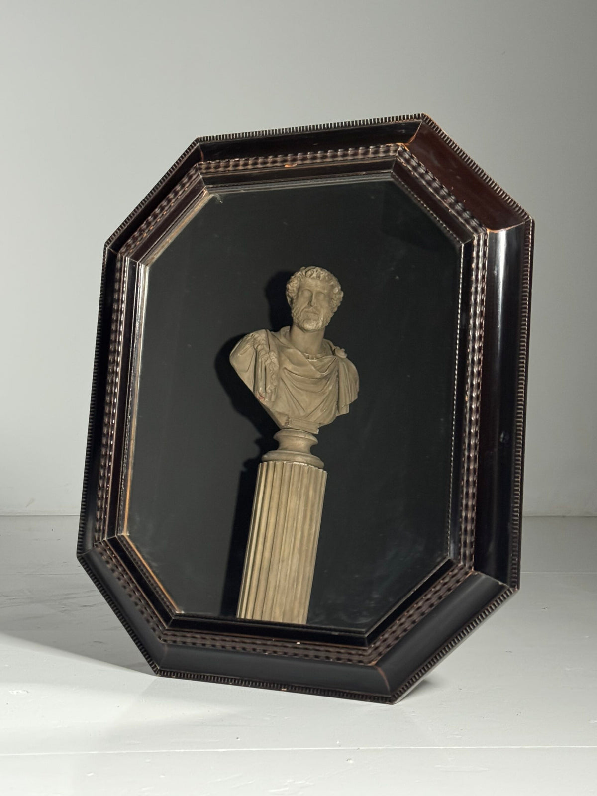 Octagonal Ripple Frame Mirror, photo 1