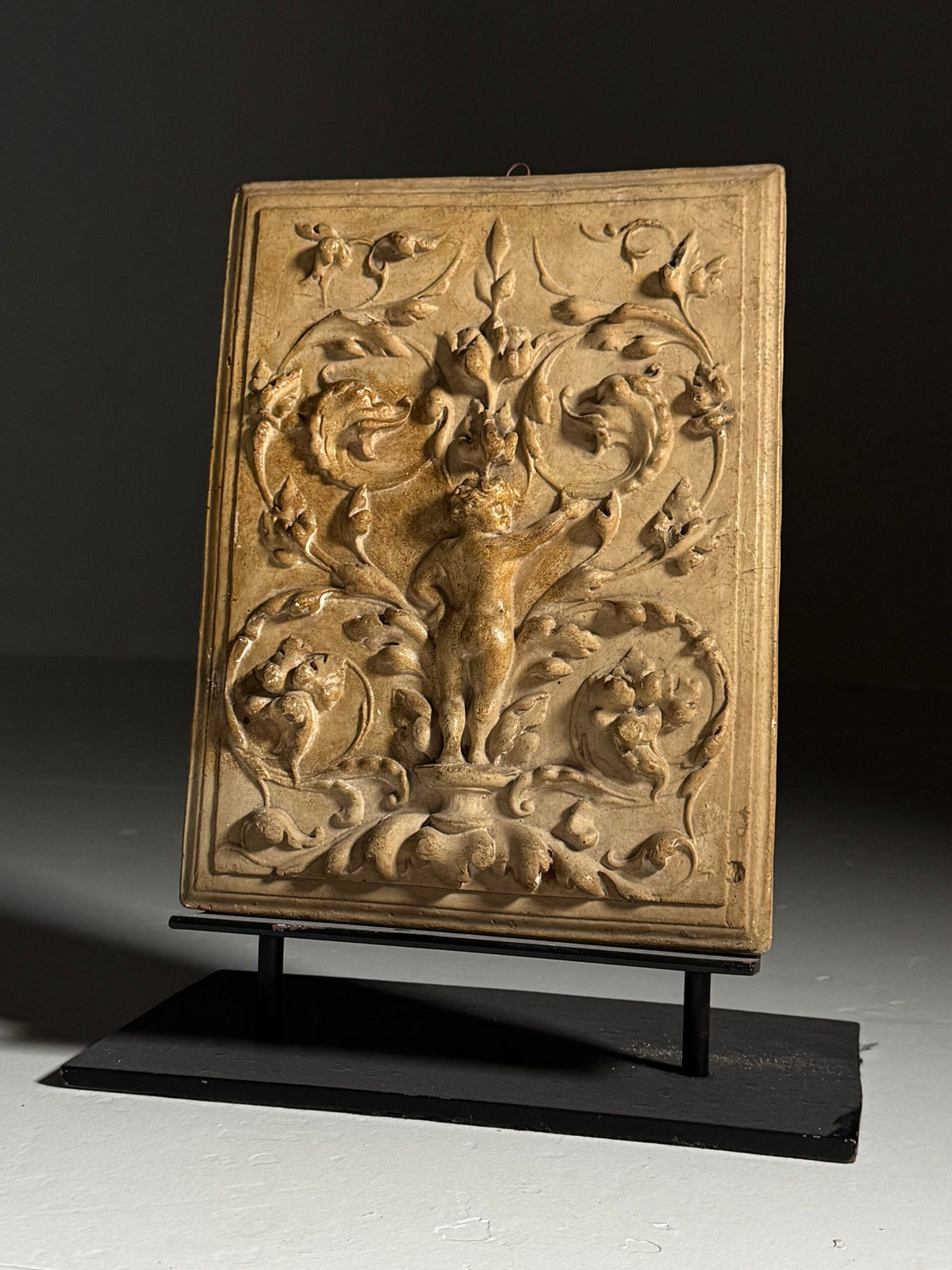 French Plaster Relief Panel, 19th Century, photo 2