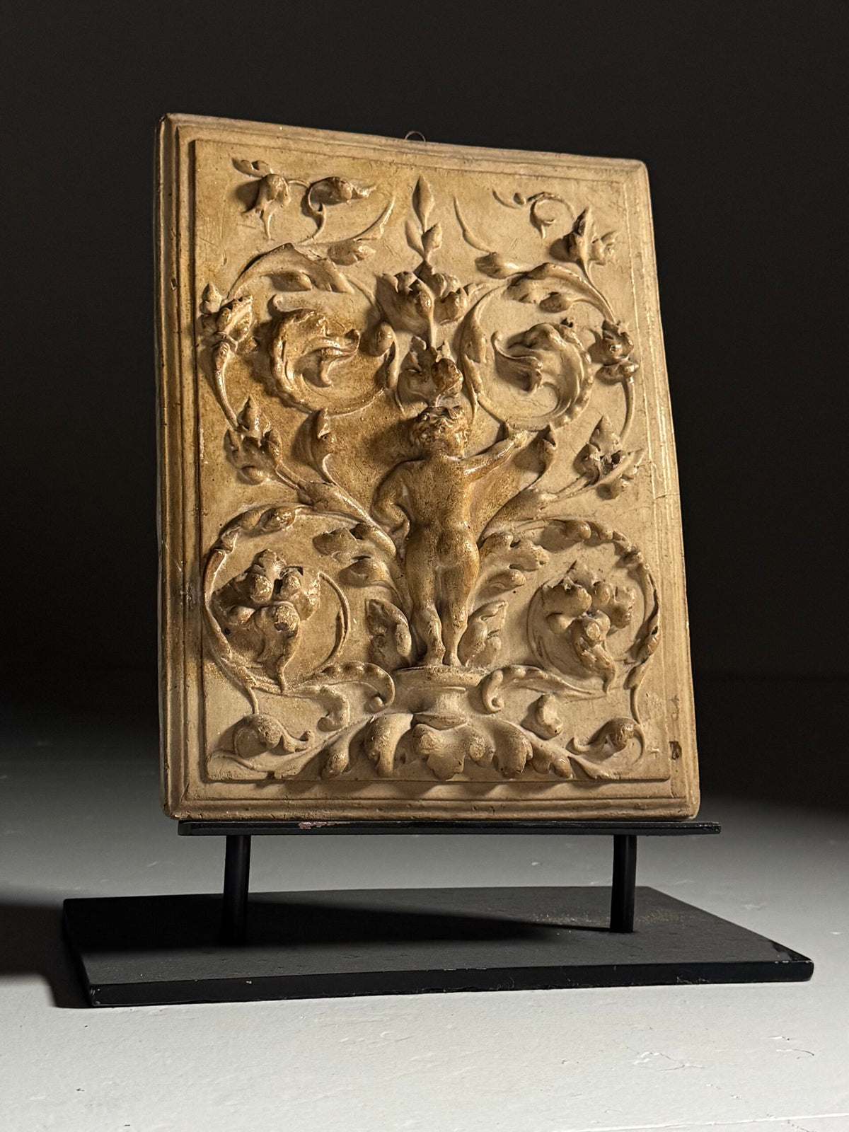 French Plaster Relief Panel, 19th Century, photo 3