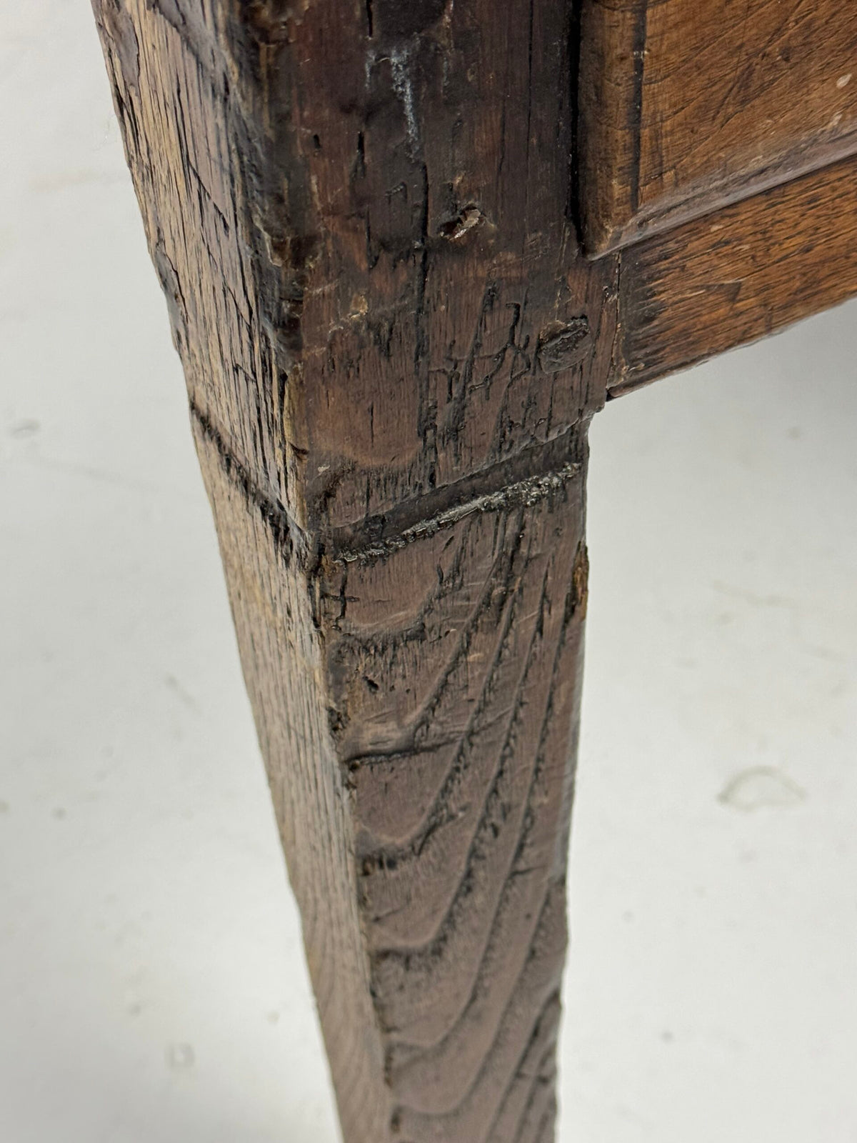 Spanish Walnut Table with Three Drawers, 18th Century, photo 6