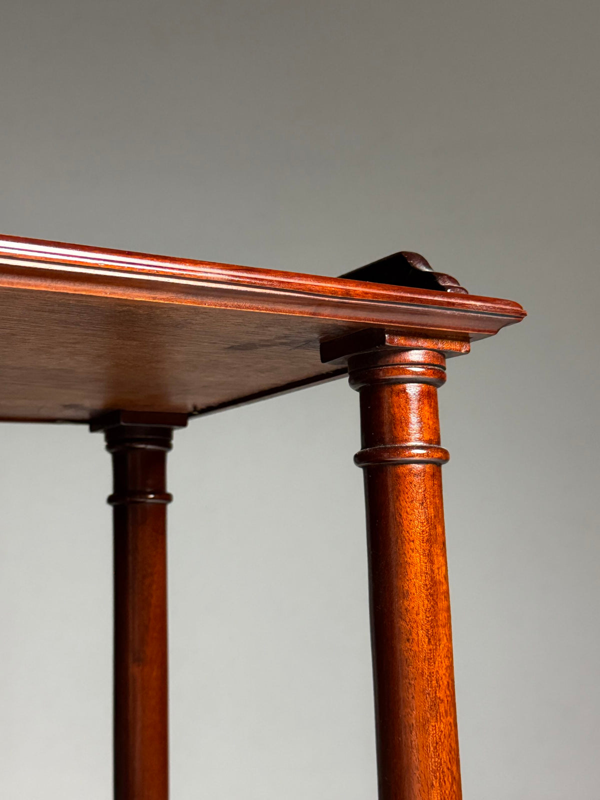 Mahogany Etagere on Brass Castors, 20th Century, photo 10