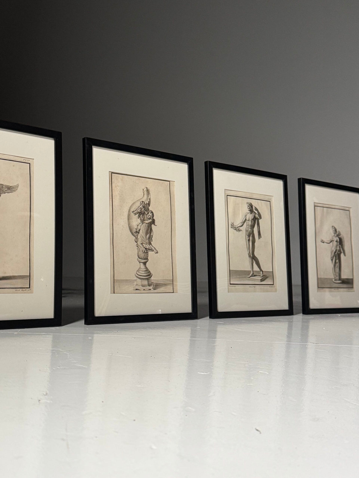Set of Six Classical Engravings, c. 1860, photo 1