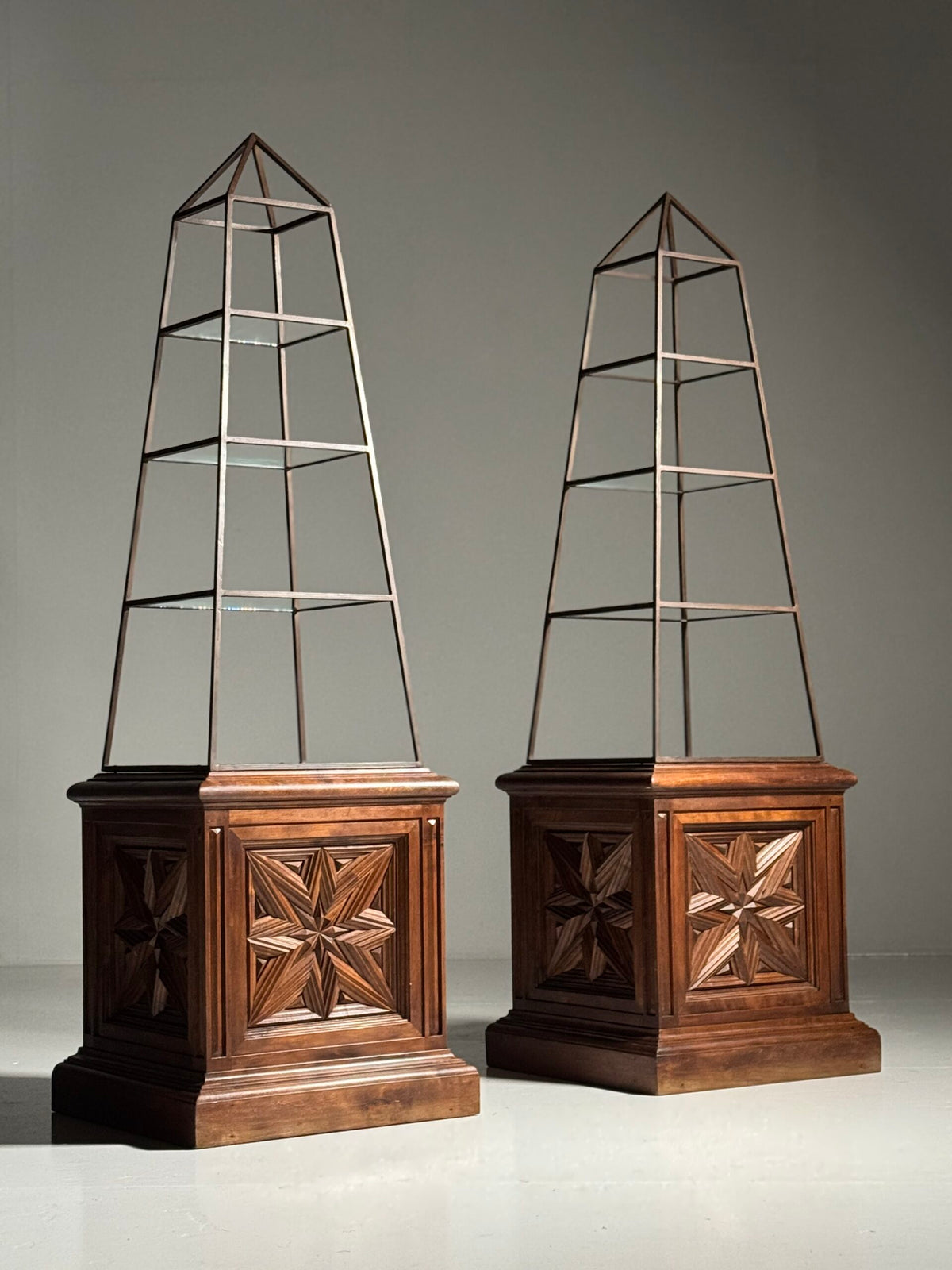 Pair of Obelisk Shaped Etageres, France, Mid 20th Century, photo 4