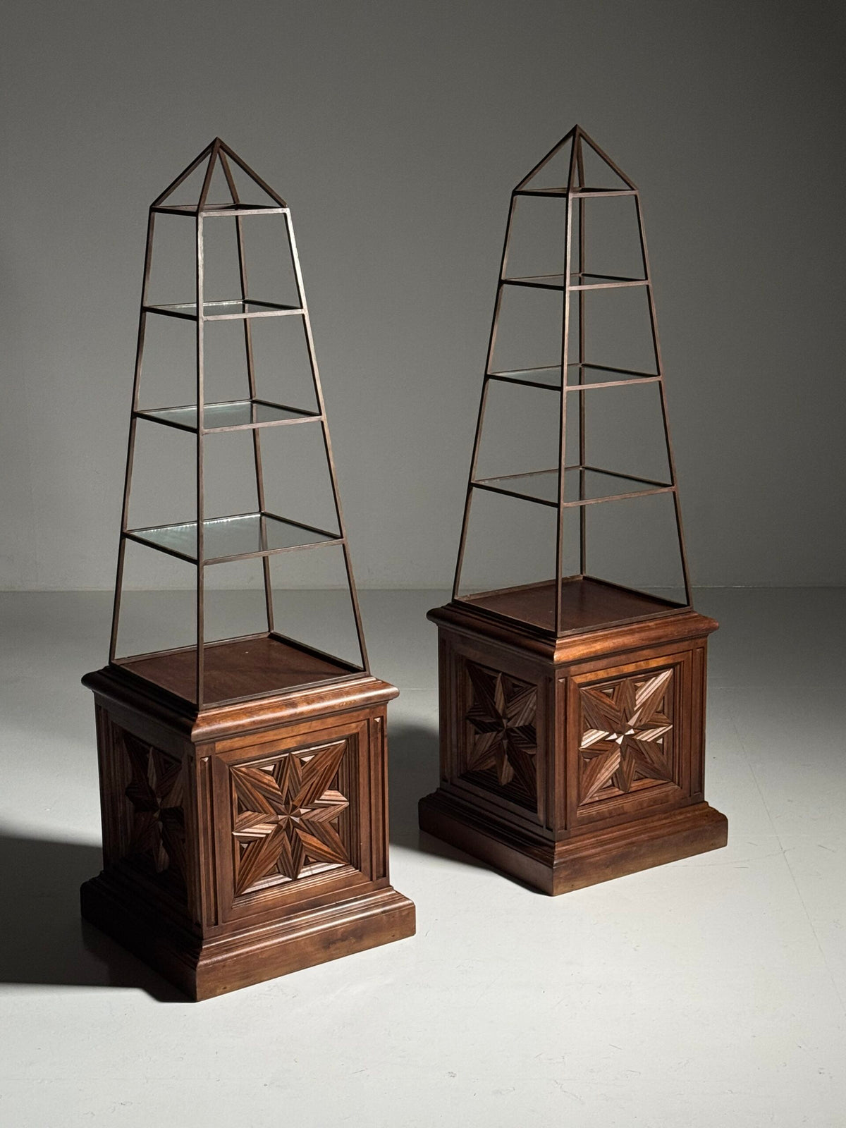 Pair of Obelisk Shaped Etageres, France, Mid 20th Century, photo 5