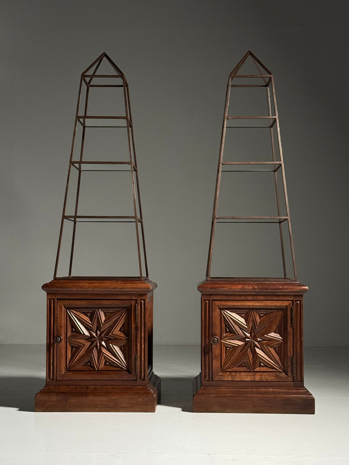 Pair of Obelisk Shaped Etageres, France, Mid 20th Century, photo 18