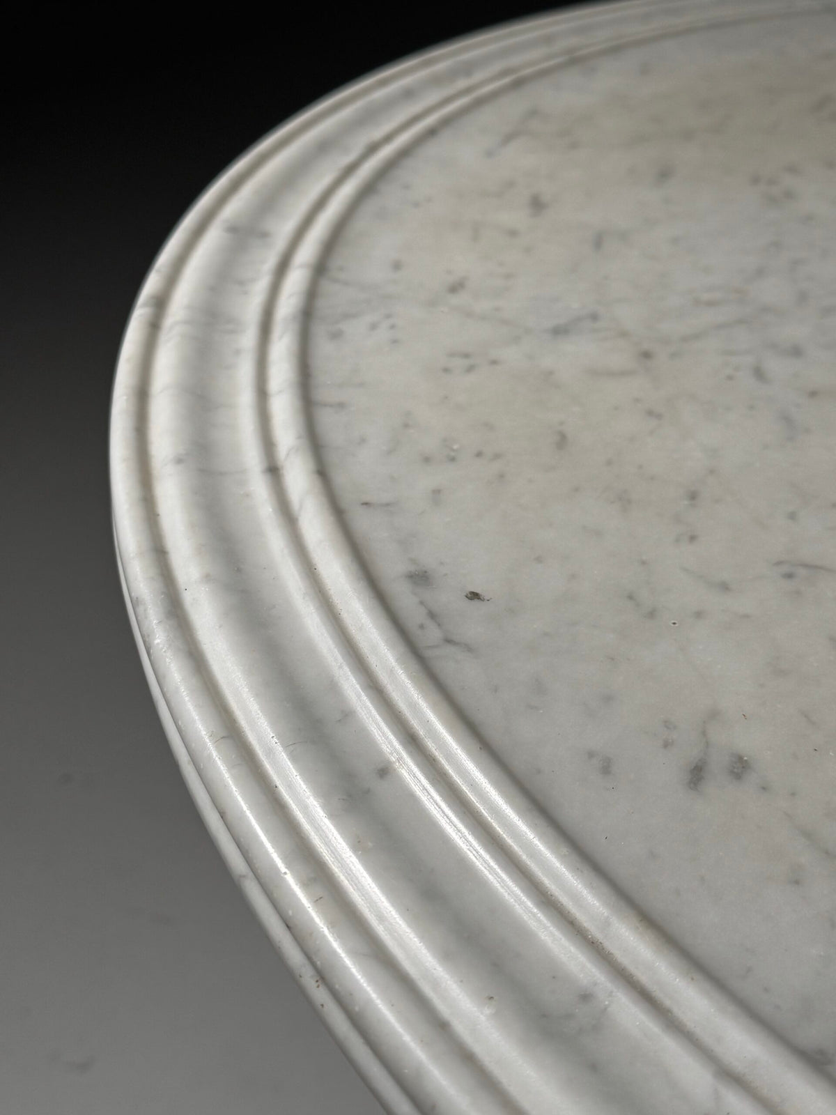 Mid 19th Century Center Table with Carrara Marble Top, photo 2
