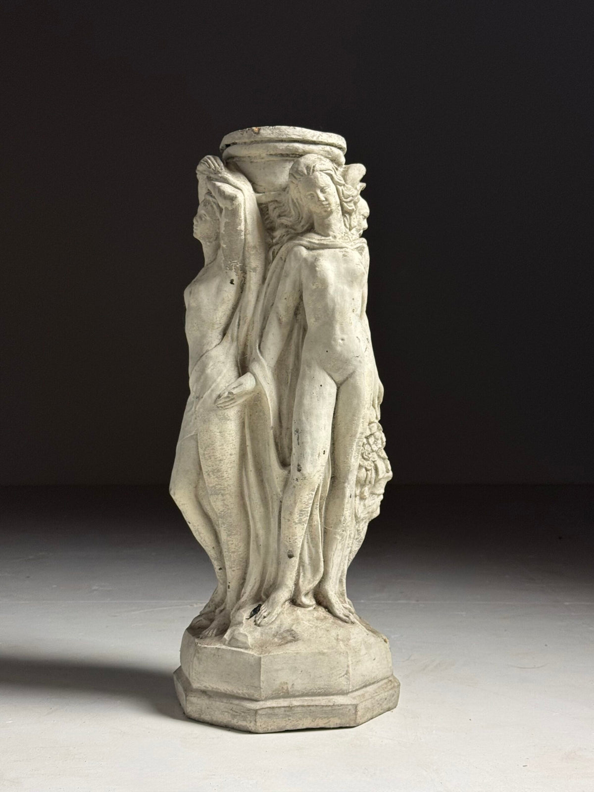 Concrete Garden Statue of The Three Graces, photo 2