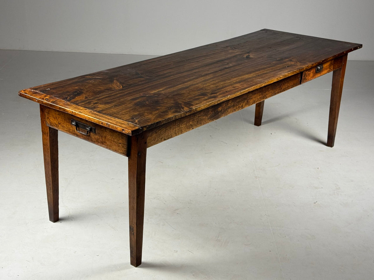 French Farmhouse Dining Table, 242 cm, Early 19th Century, photo 27