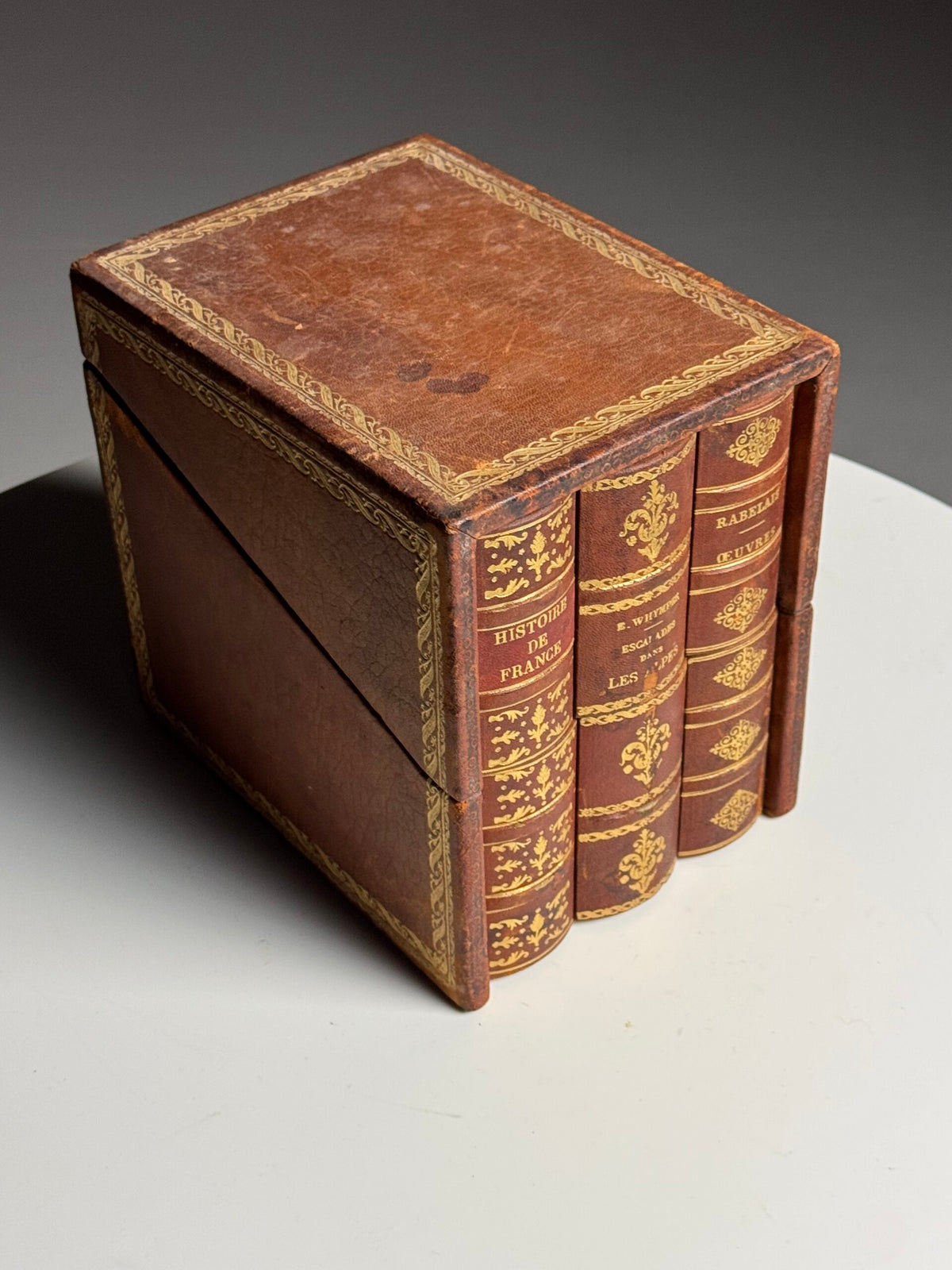 French Faux Book Box, 20th Century, photo 2