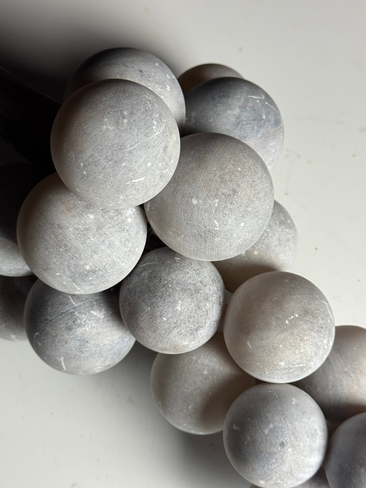 Large Grey Alabaster Bunch of Grapes, Italy, photo 3