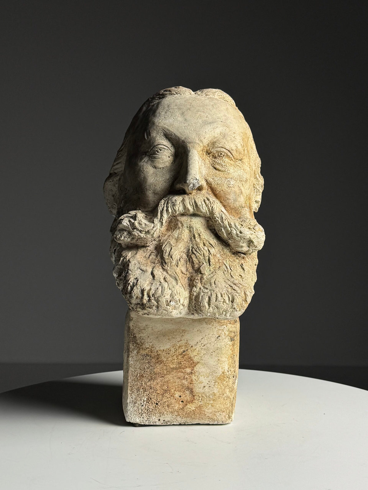Classical Plaster Bust of a Head, Early to Mid 20th Century, photo 17