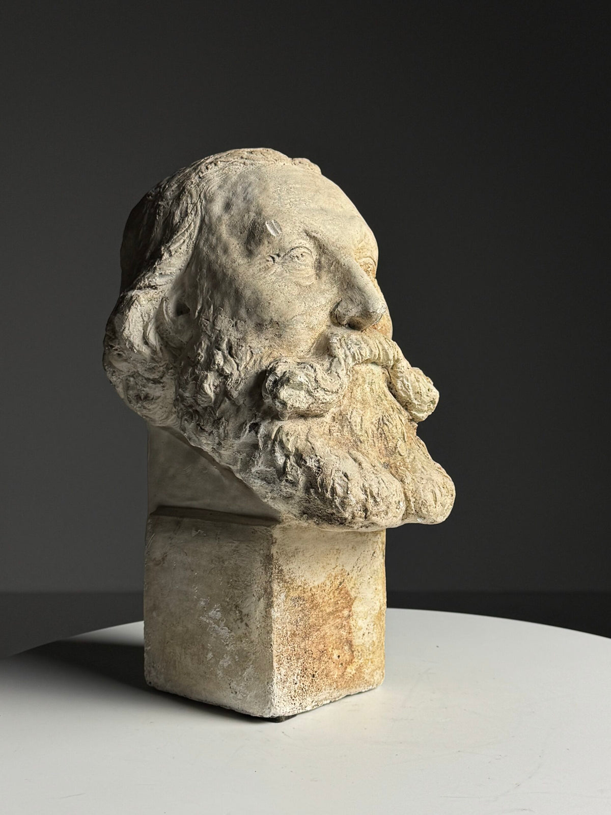 Classical Plaster Bust of a Head, Early to Mid 20th Century, photo 16