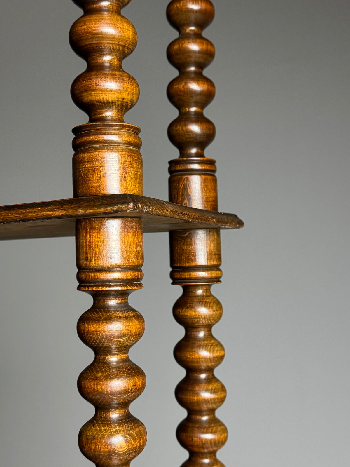 French Bobbin Bookcase in Walnut, Early to Mid 20th Century, photo 27