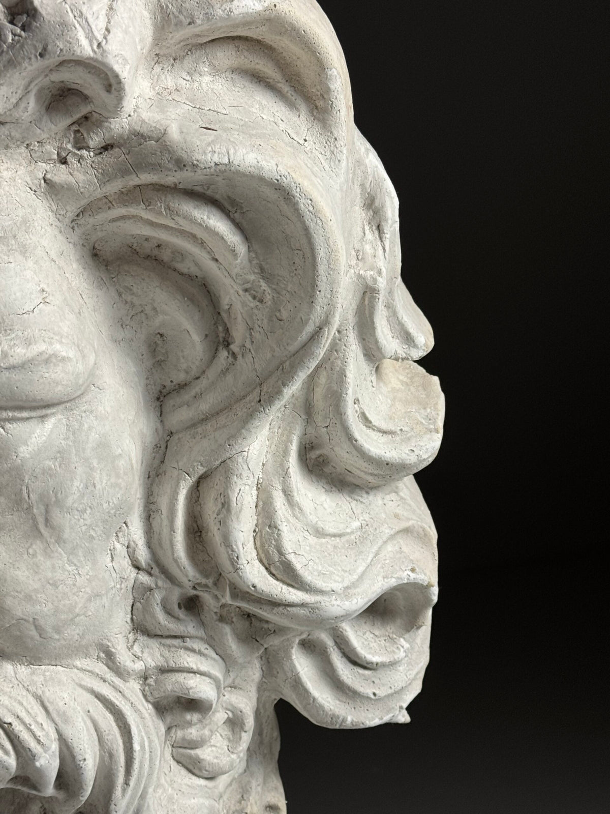 Gigantic Oversized Plaster Head of Zeus, photo 12