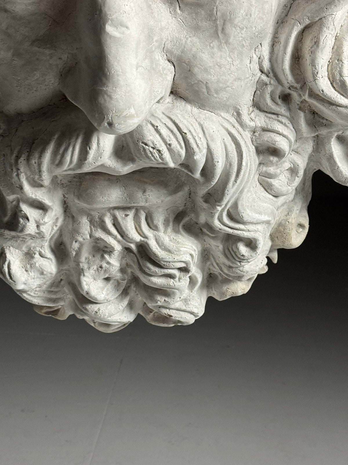Gigantic Oversized Plaster Head of Zeus, photo 11