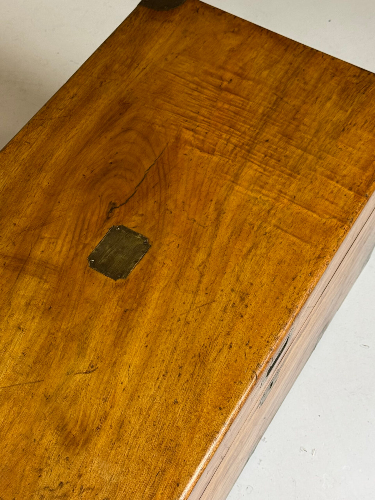 English Camphor Wood Campaign Chest, 19th Century, photo 39