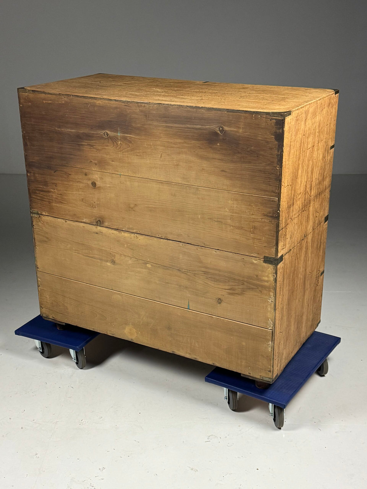 Oak Campaign Chest of Drawers, 19th Century, photo 4