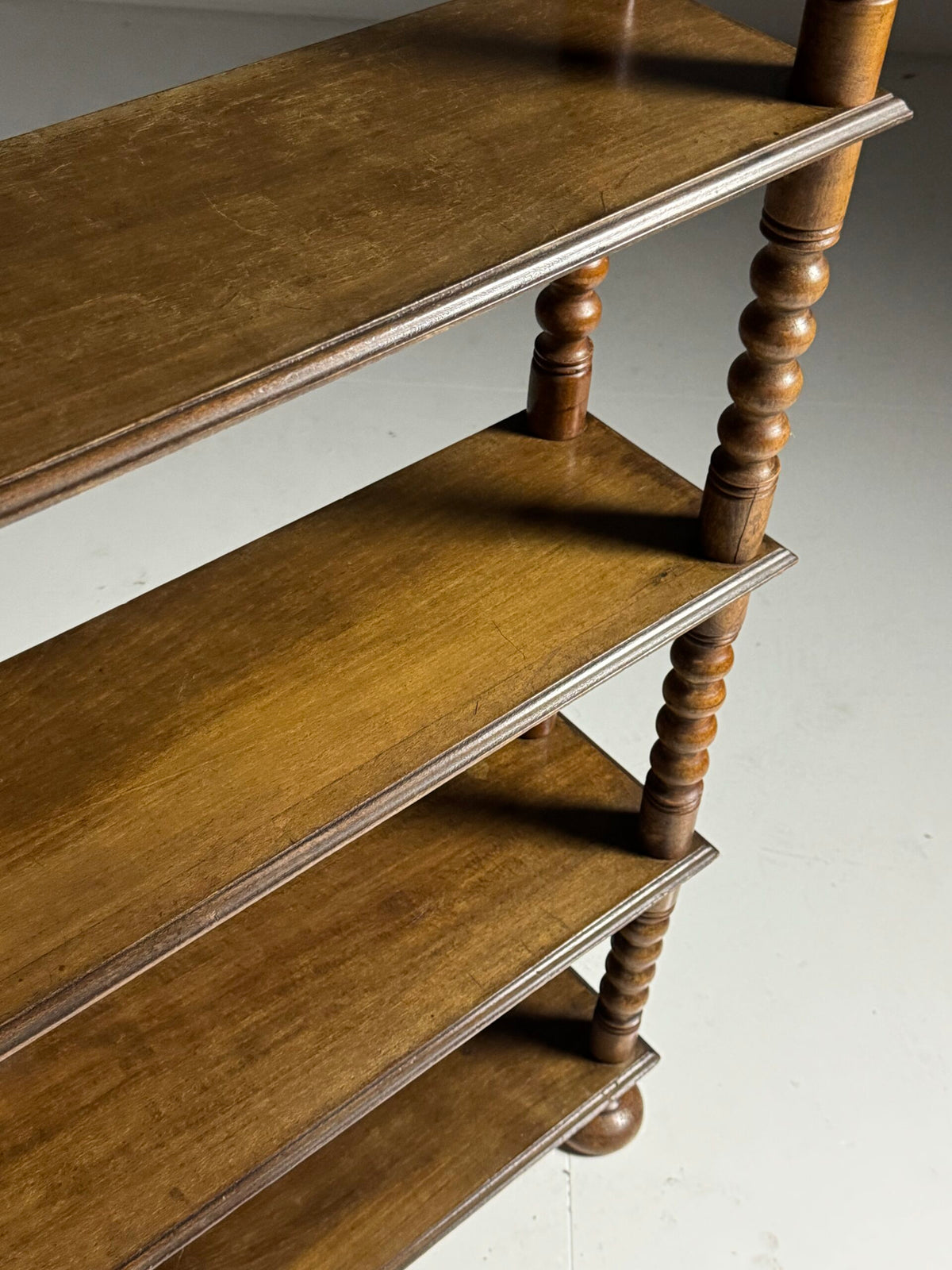 French Bobbin Bookcase with Seven Shelves, Early 20th Century, photo 7