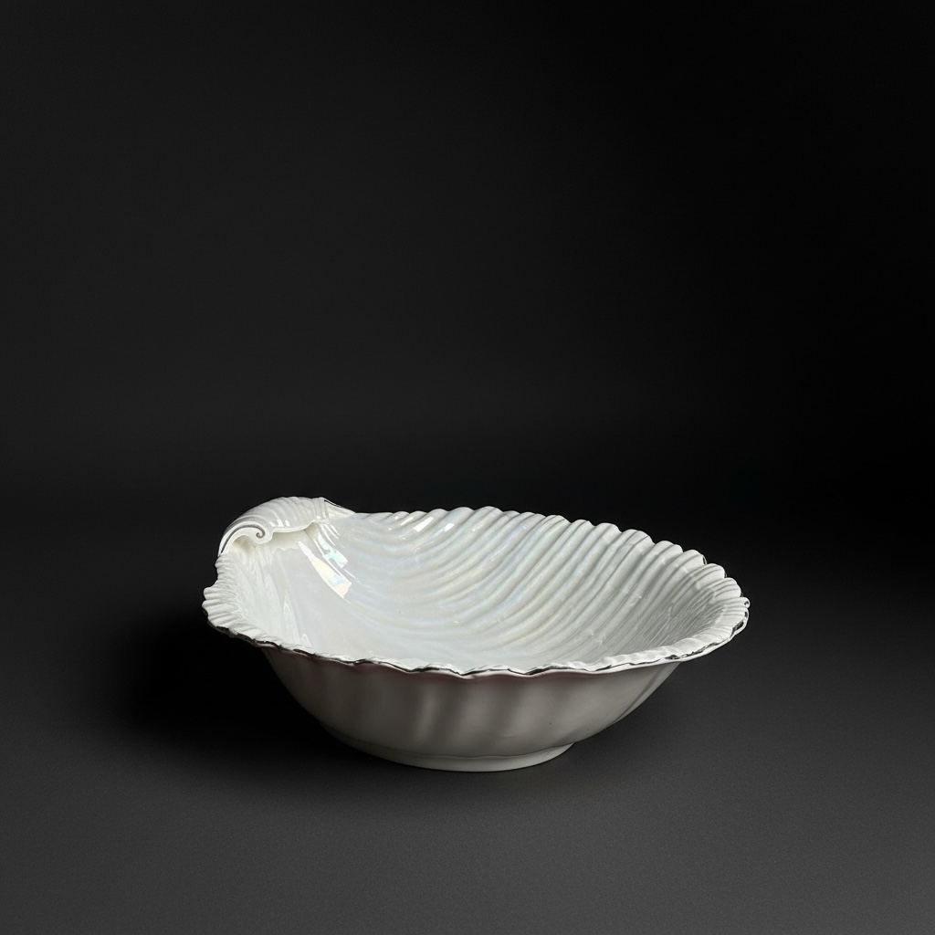 Large French Shell Shaped Dish, c. 1960, photo 2