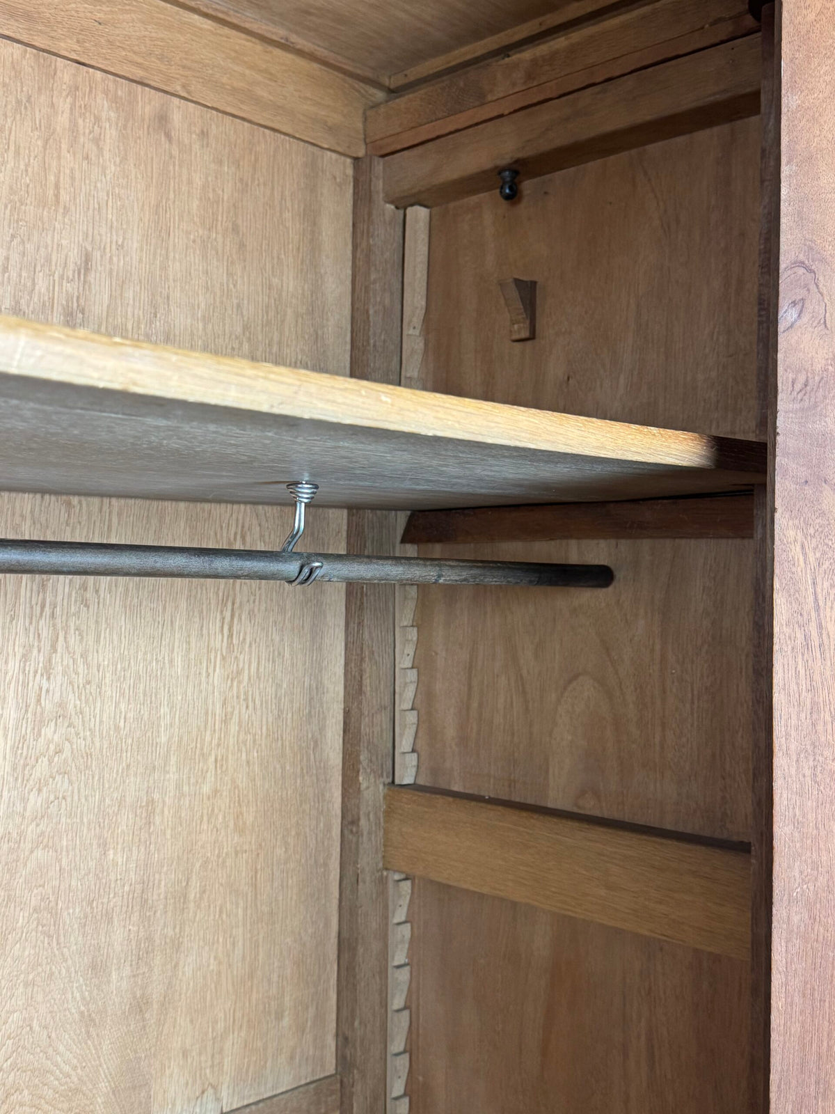 Art Deco Mahogany Gentleman's Wardrobe, Belgium, 1920 to 1940, photo 16