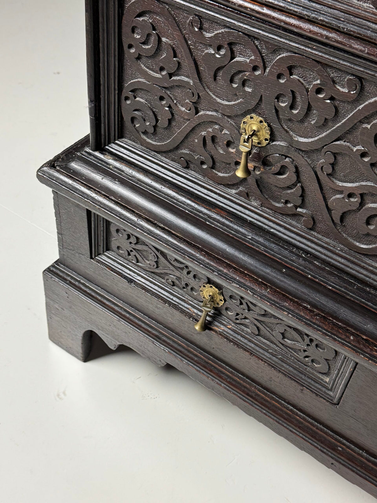 English Oak Chest on Stand, 19th Century, photo 7