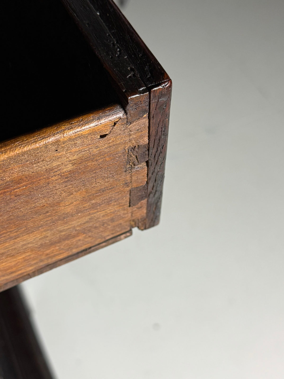 English Oak Chest on Stand, 19th Century, photo 6