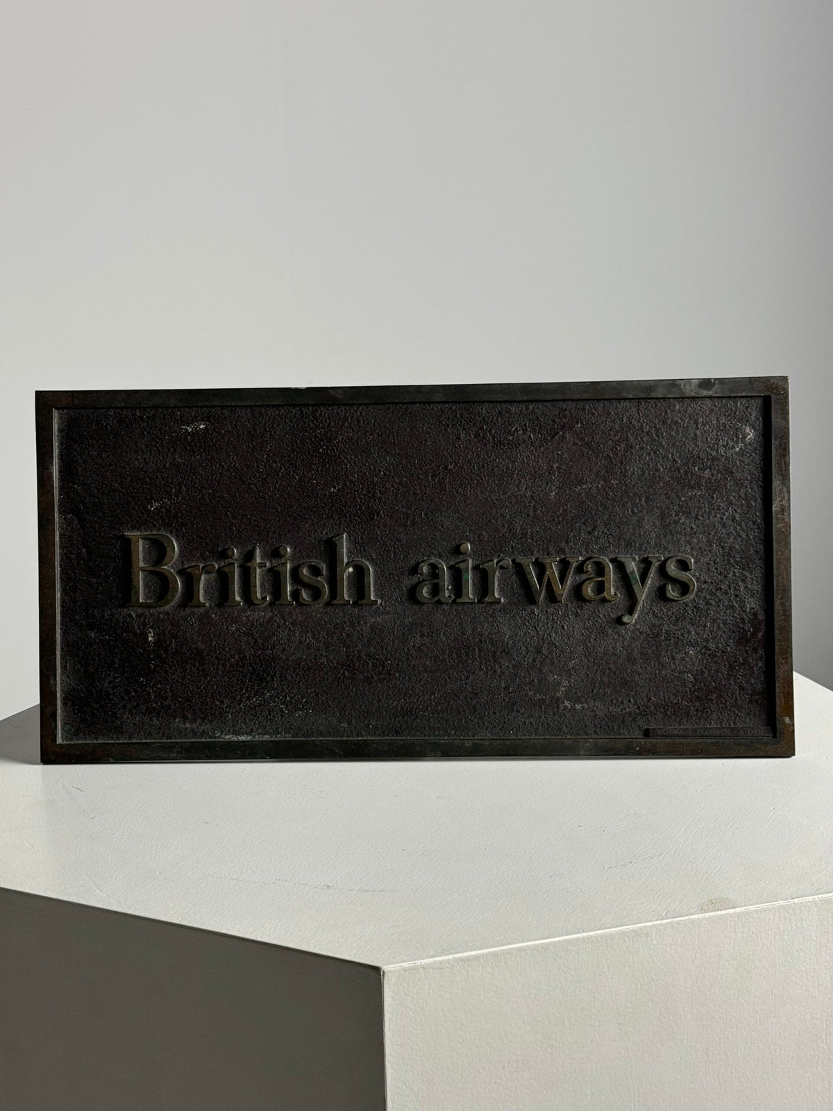 Bronze British Airways Plaque, c. 1974 to 1985, photo 4