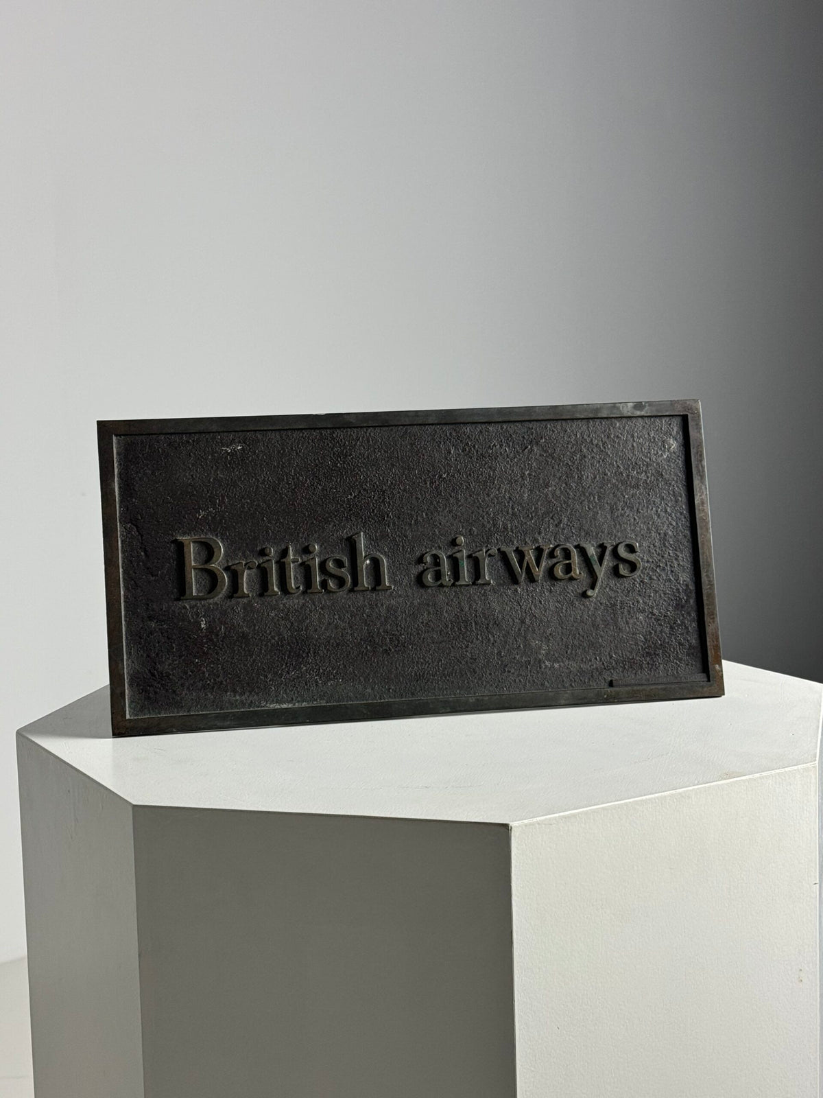 Bronze British Airways Plaque, c. 1974 to 1985, photo 5