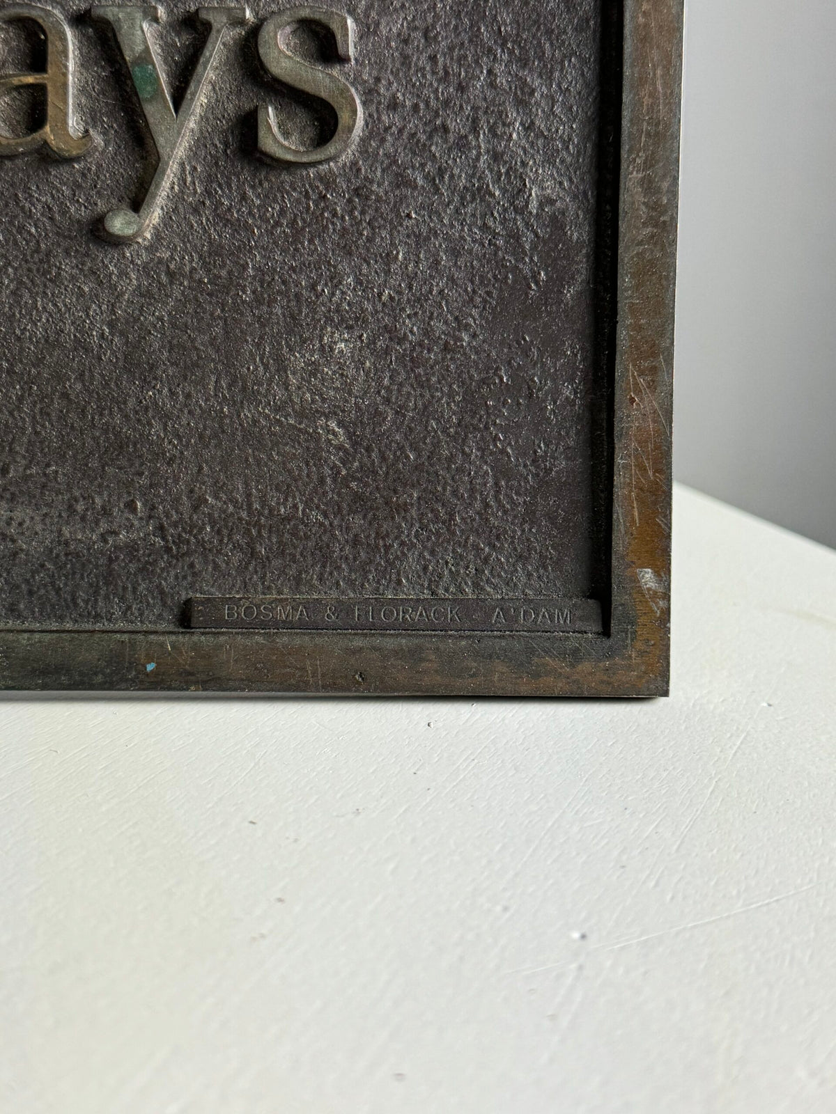 Bronze British Airways Plaque, c. 1974 to 1985, photo 7