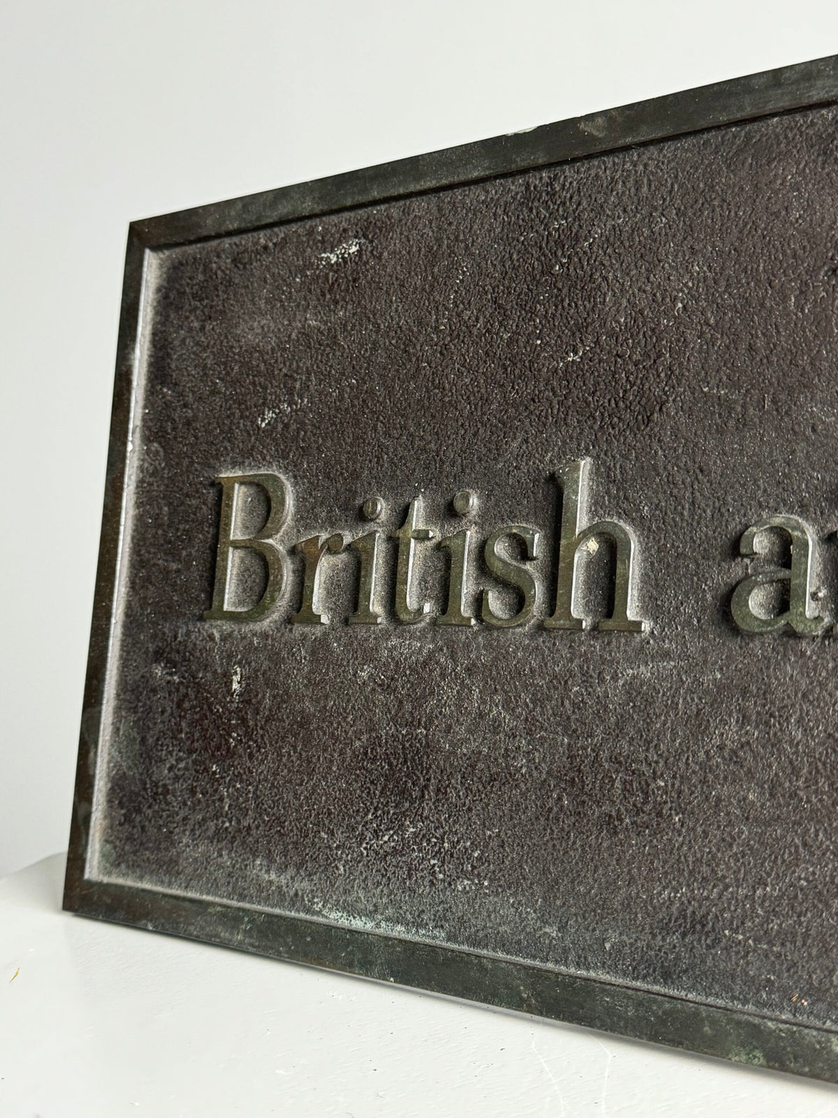 Bronze British Airways Plaque, c. 1974 to 1985, photo 12