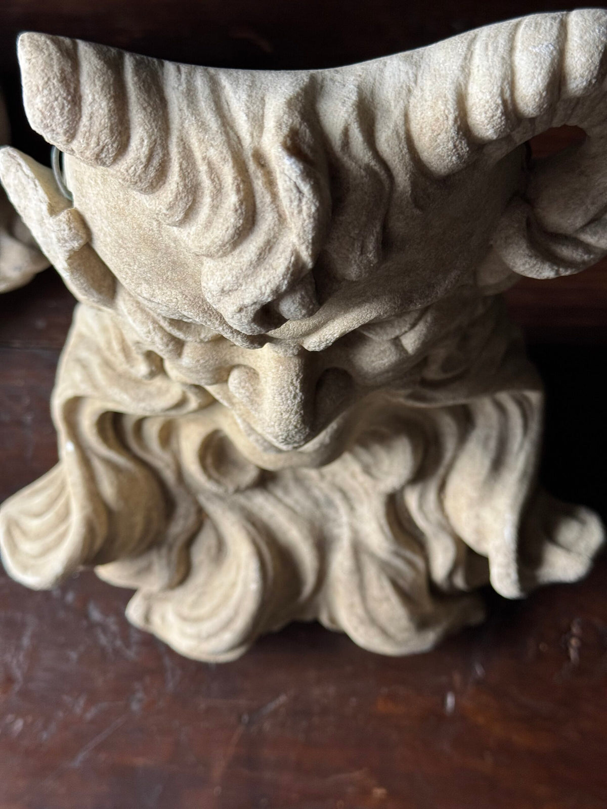 Pair of Italian Marble Satyr Masks, 19th Century, photo 4